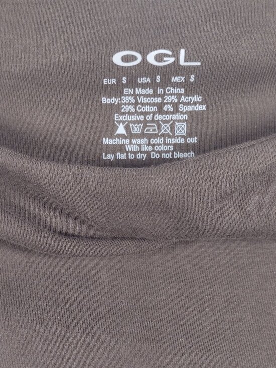 NWT OGL Forest Green Modern Side Ruched Boatneck Brami Top Small - Picture 5 of 5